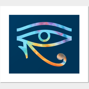 The Eye of Horus - Colourful. Posters and Art